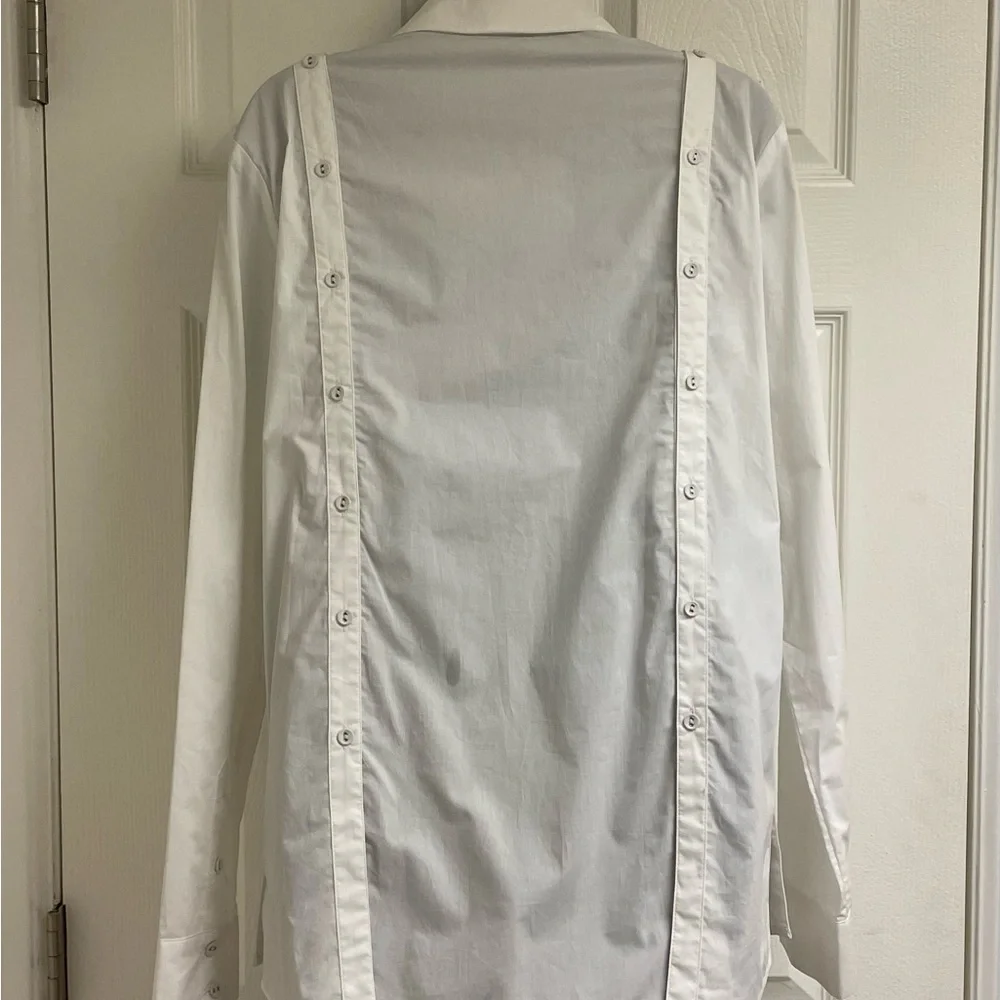 NICHOLAS Button-Front Shirt with Button Embellishment - Picture 5 of 7